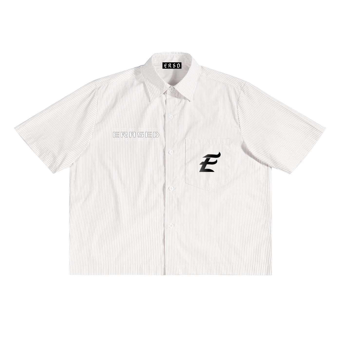 Erased Rose: Oversized Stripe Box Shirt