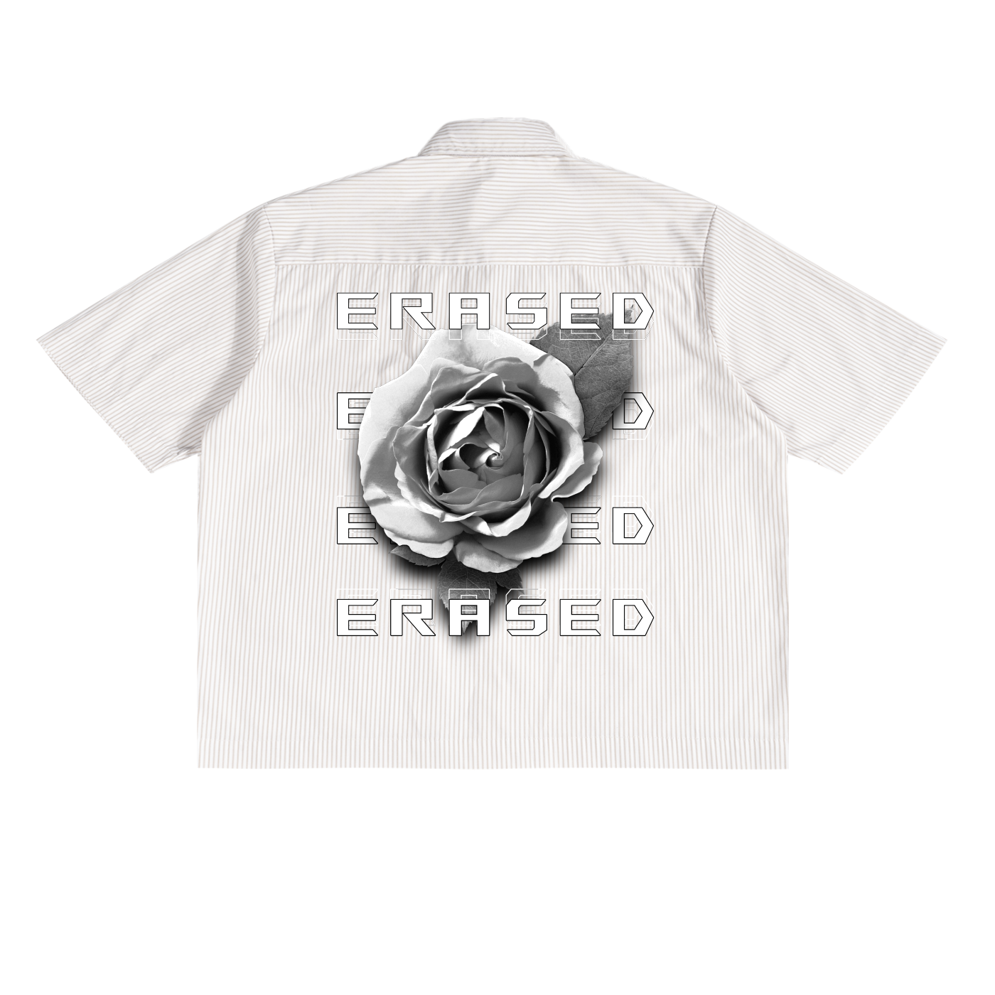Erased Rose: Oversized Stripe Box Shirt