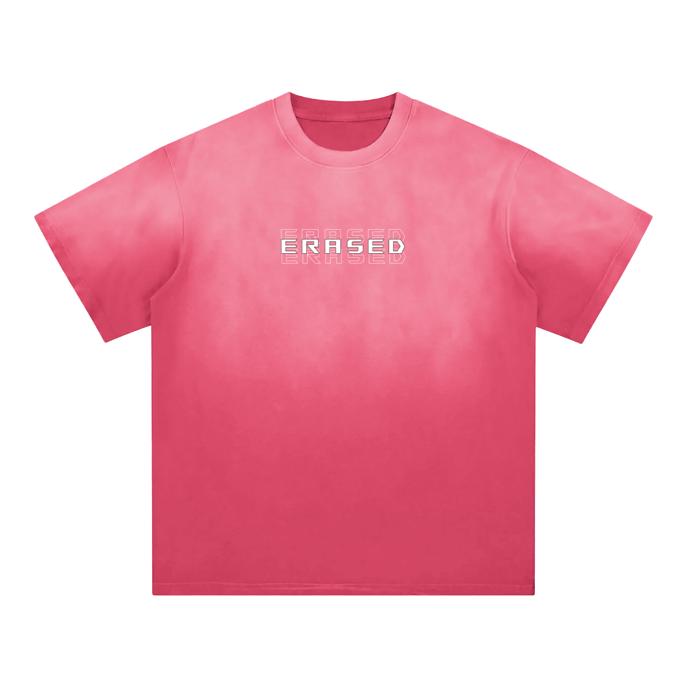 Erased SunFade Rose Tee