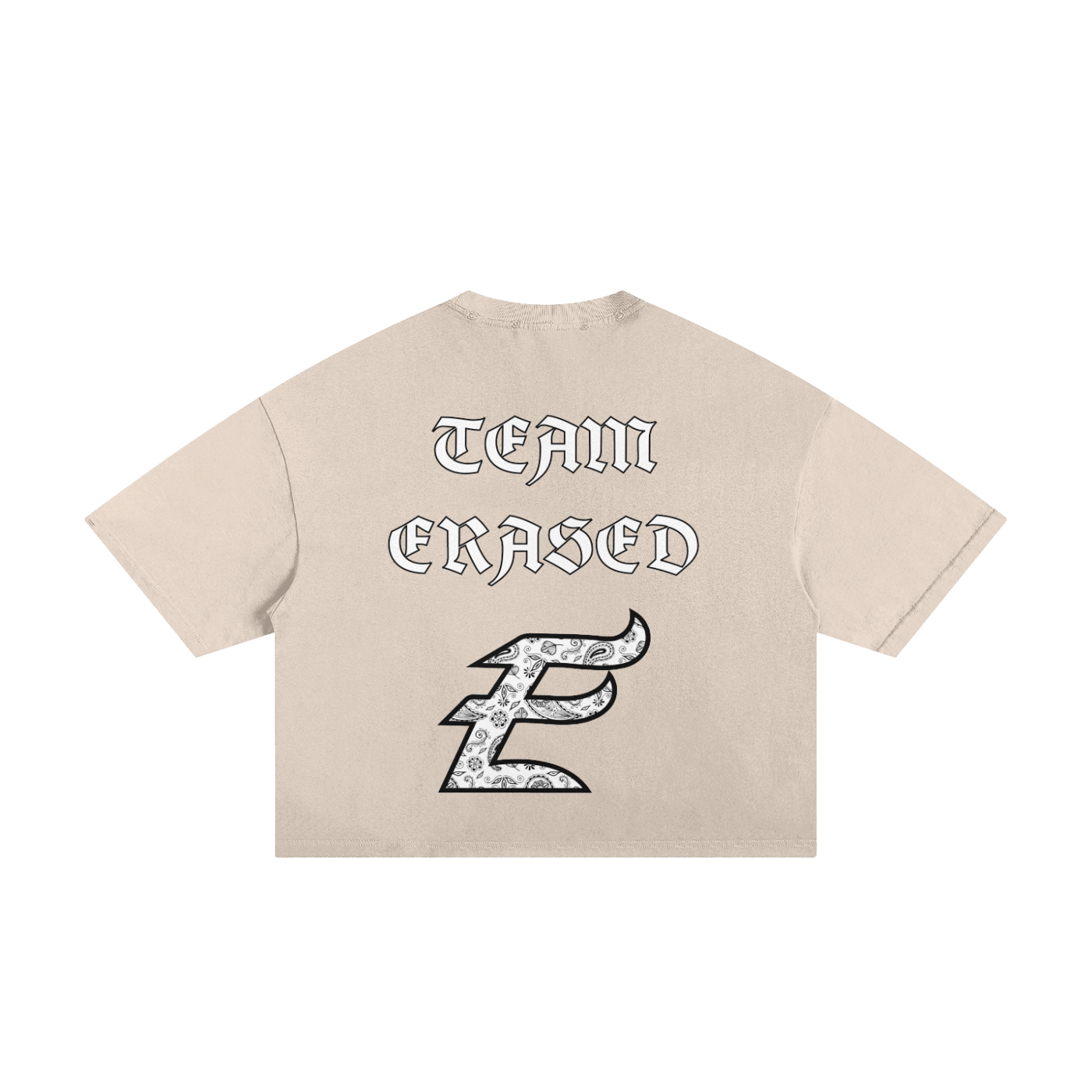 Erased Frayed Box Tee