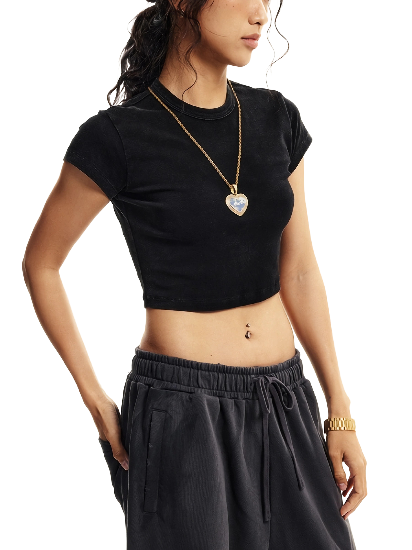 Erased Rose: Women's Crop Top