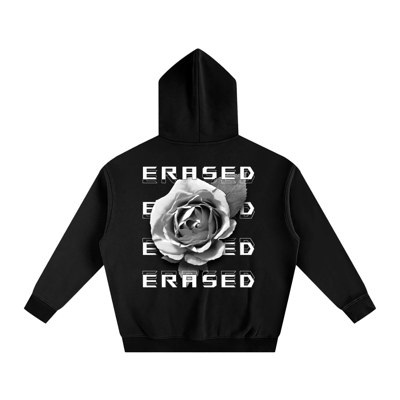 Erased Rose: Oversized Hoodie