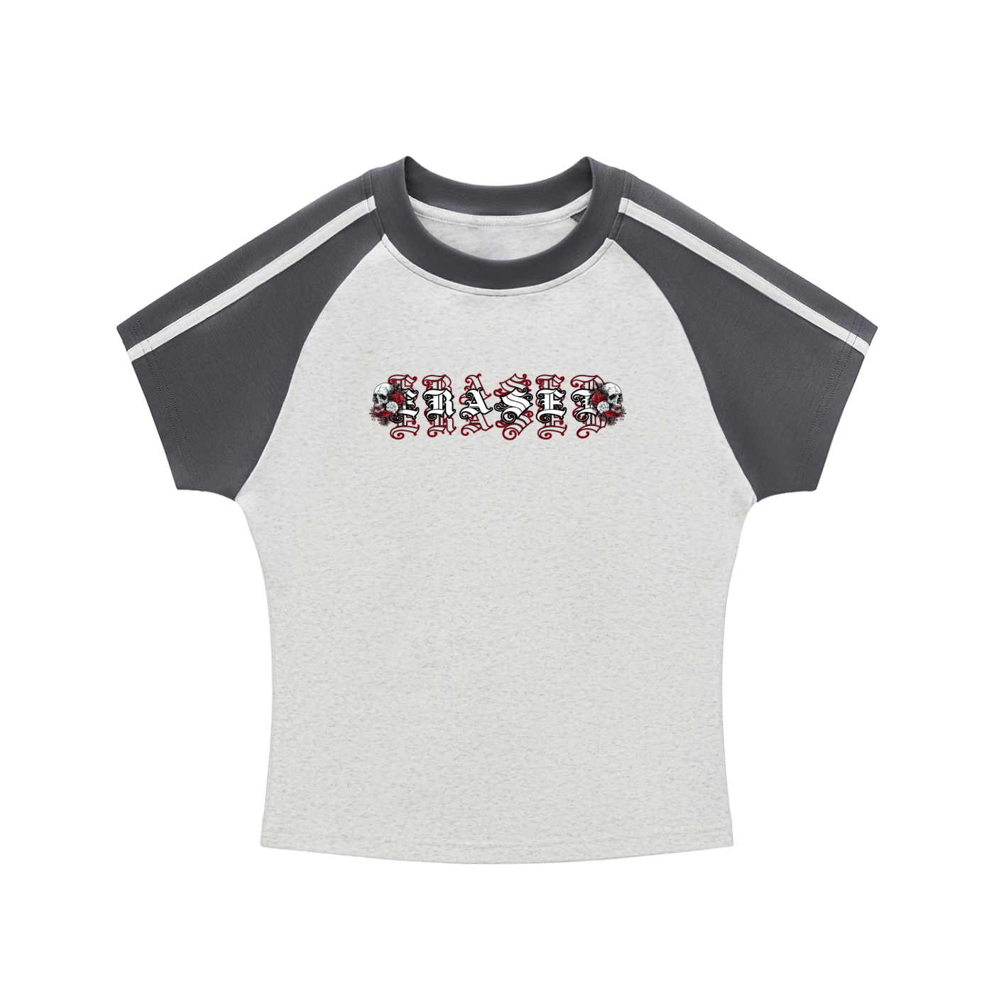 Red Skull: Women's Striped Tee