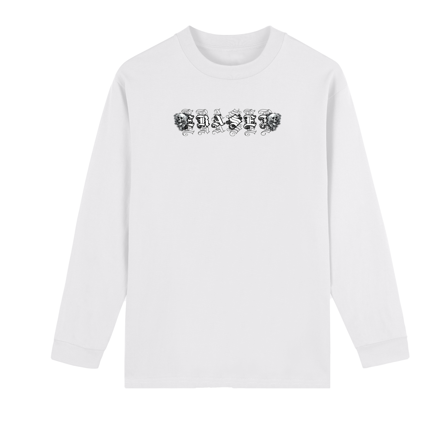 Black Skull: Long Sleeve Tee