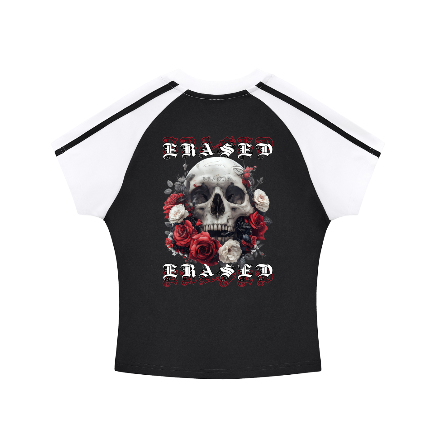 Red Skull: Women's Striped Tee
