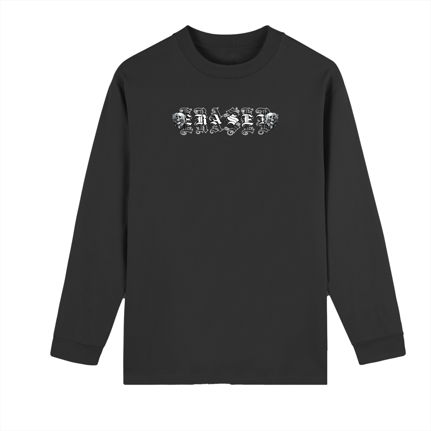 Black Skull: Long Sleeve Tee