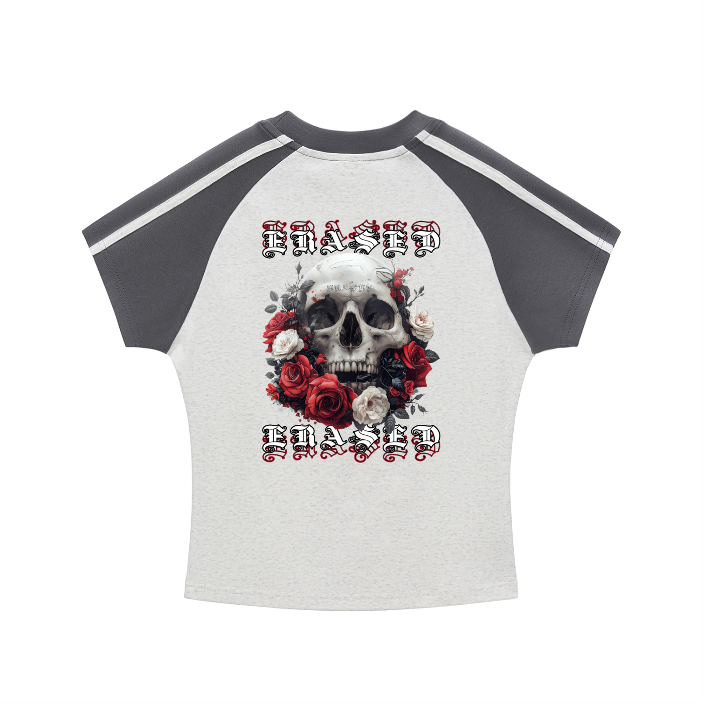 Red Skull: Women's Striped Tee