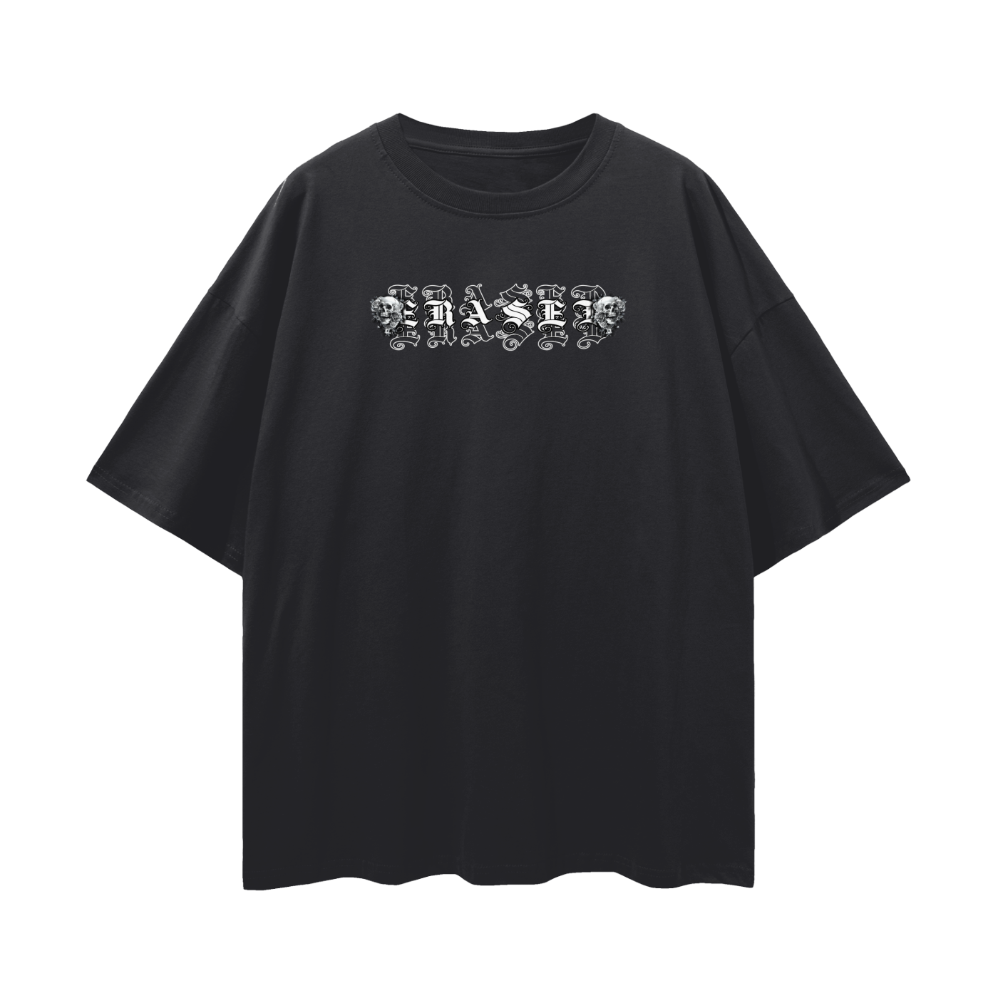 Black Skull: Oversized Tee