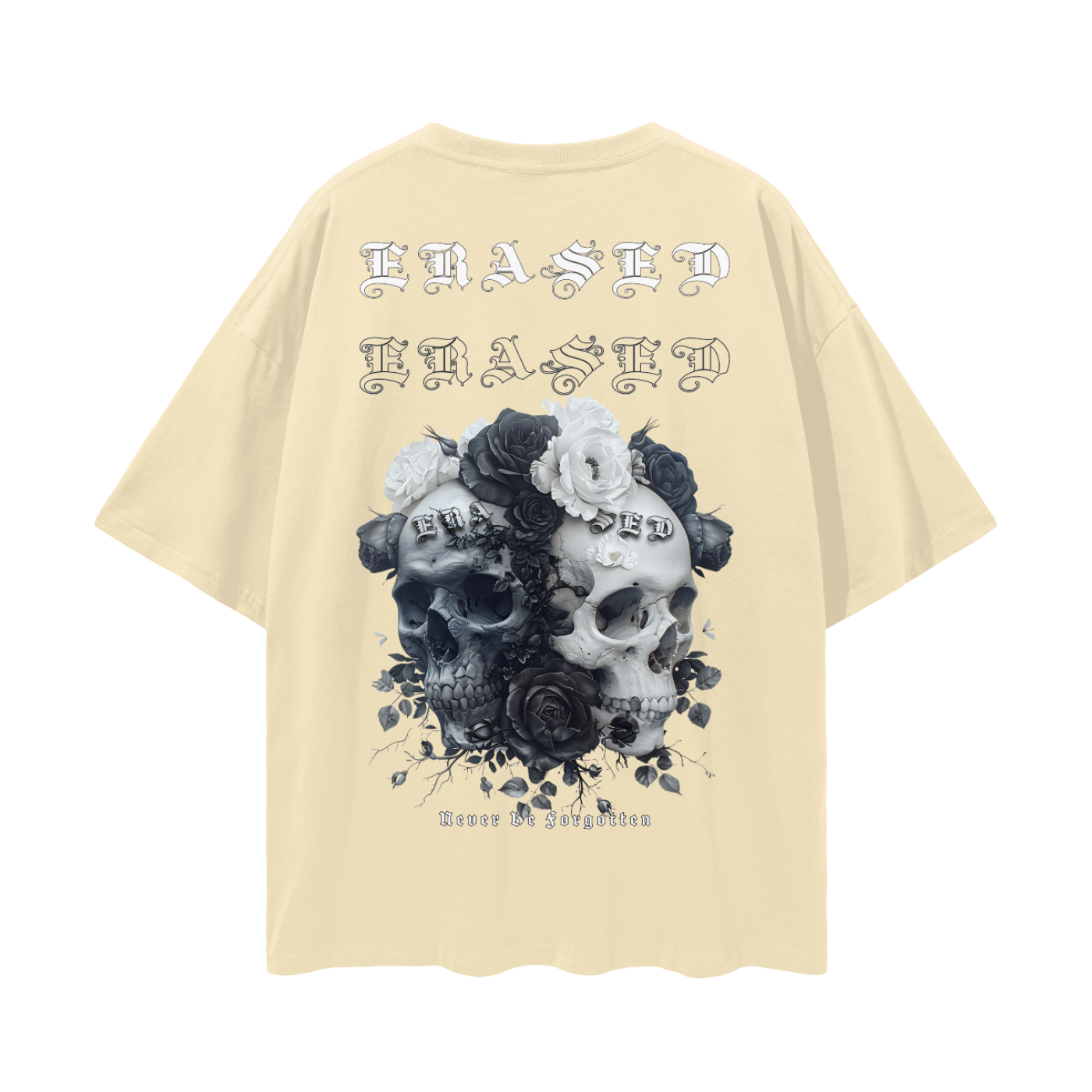 Erased Skull: Oversized Tee