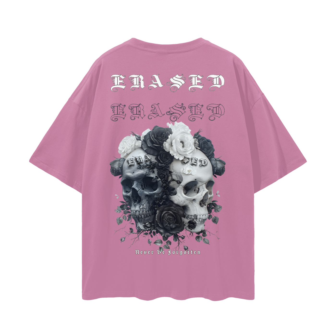 Erased Skull: Oversized Tee