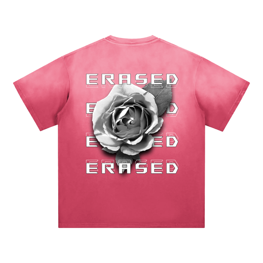 Erased SunFade Rose Tee