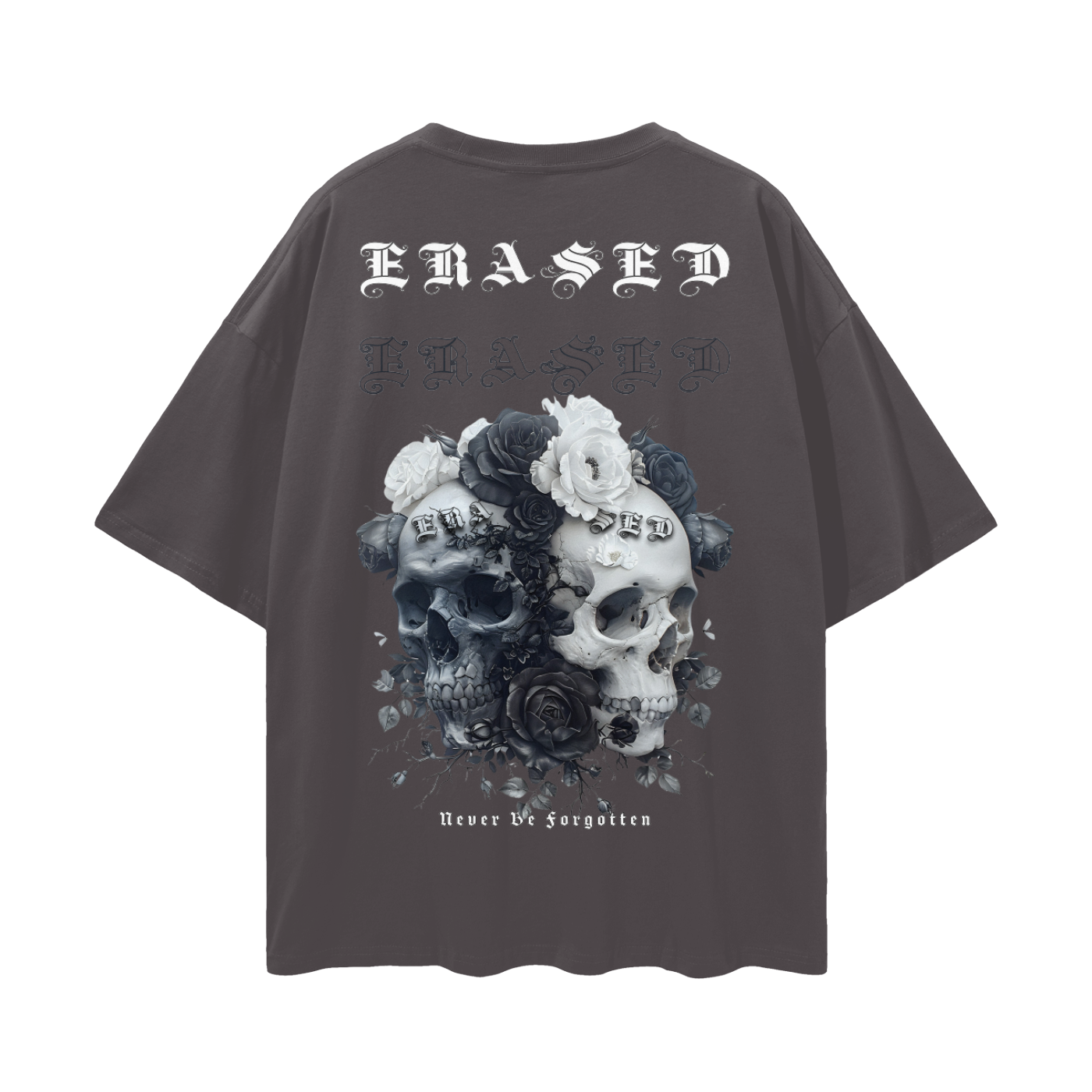 Erased Skull: Oversized Tee