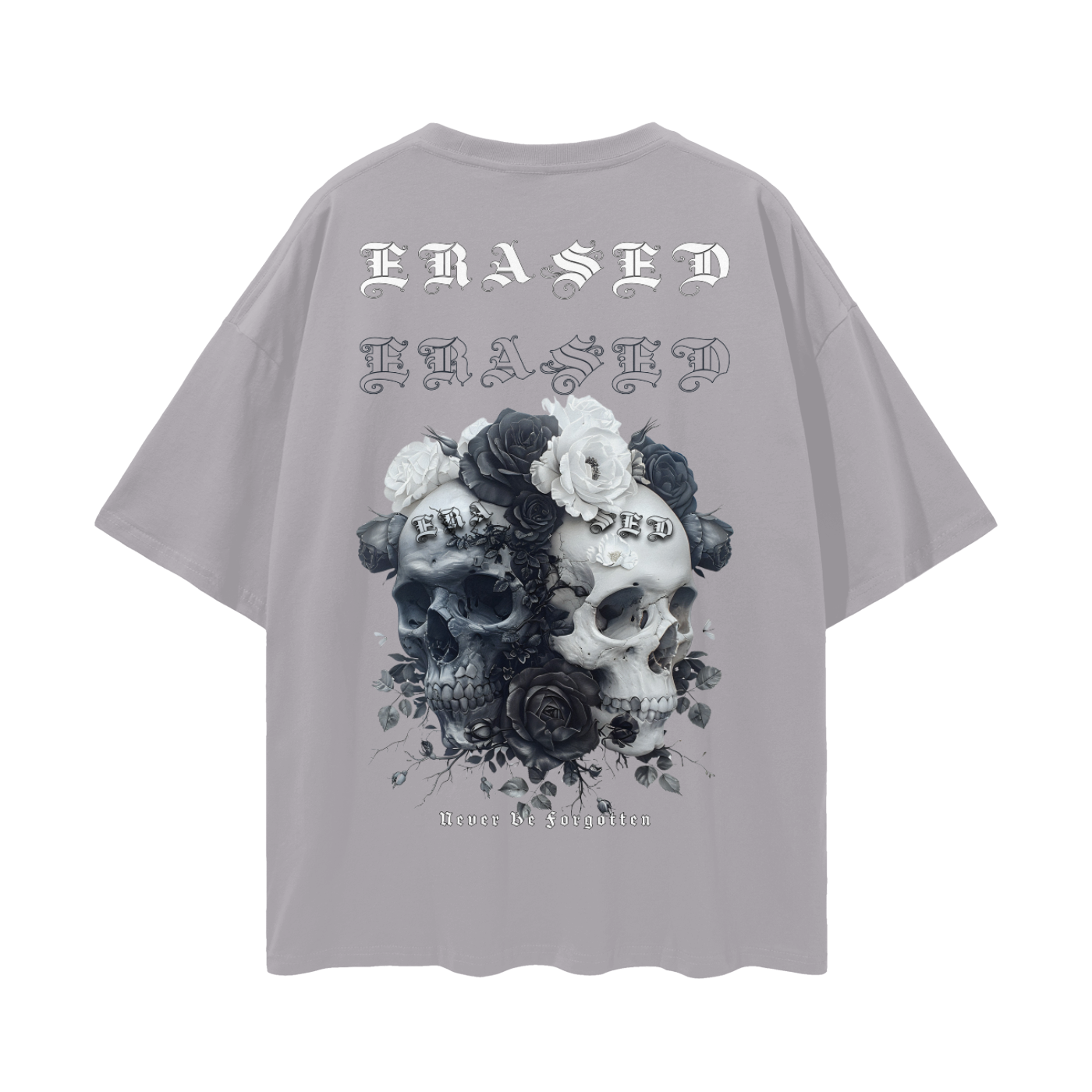 Erased Skull: Oversized Tee