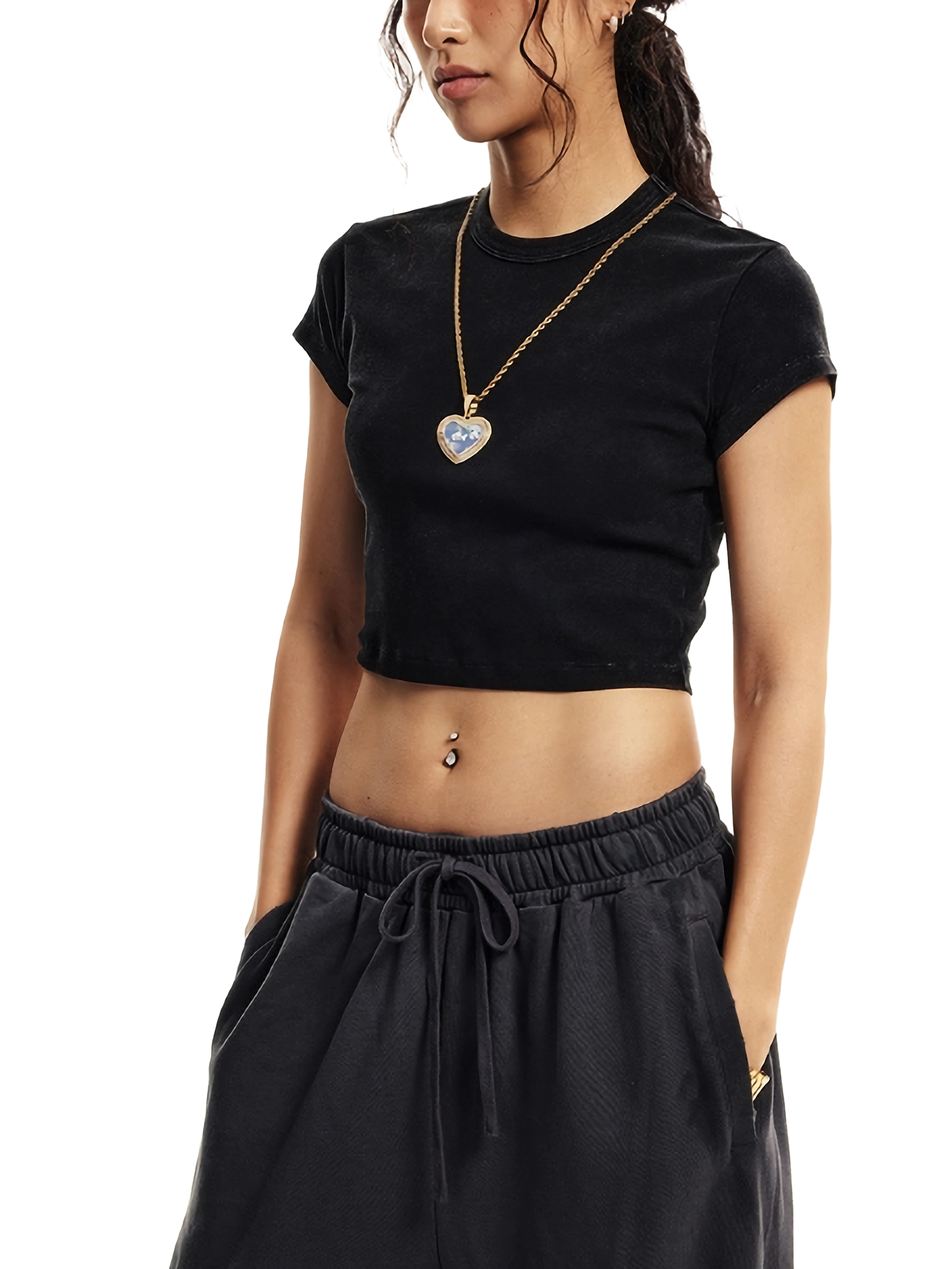 Women's Erased Crop Top